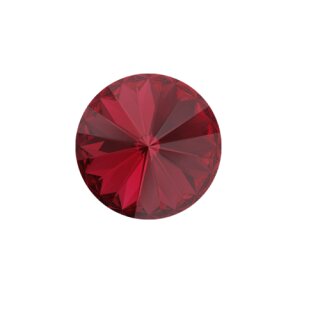 Ohrringe mit Rivoli Swarovski kristall Damen Ohrringe Ohrschmuck 12 mm Crystal 352 Scarlet