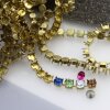 1 m Roh Kesselkette für 6 mm Chatons Kristalle Unbeschichtete Originalfarbe