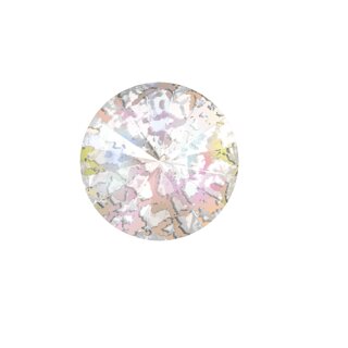 Swarovski Crystal Earrings, Elegant Rhinestone Earrings,14mm Crystal Earrings, Round Stones Leverback Earrings made with Swarovski Crystal 328 Crystal White Patina