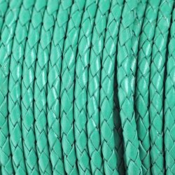 braided leather necklace, thickness 4 mm, 50 cm 118...