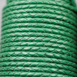 braided leather necklace, thickness 4 mm, 50 cm 119 Leaf...