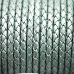 braided leather necklace, thickness 4 mm, 50 cm 180...