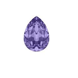 Antik Messing Ohrringe mit Pearshape Swarovski...