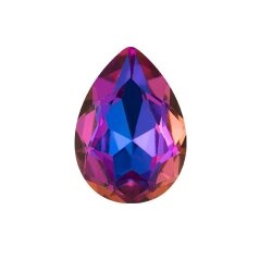 Antik Messing Ohrringe mit Pearshape Swarovski...