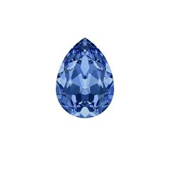 Antik Messing Ohrringe mit Pearshape Swarovski...
