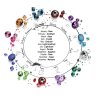 Halskette mit Anhänger 14 mm Rivoli Swarovski Kristall - Swarovski Schmuck