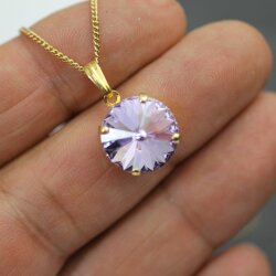 Swarovski Crystal Rivoli 14mm Necklace, Swarovski Crystal...