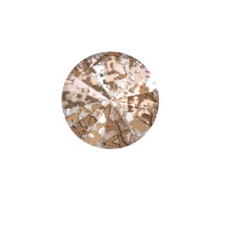 Swarovski Crystal Rivoli 14mm Necklace, Swarovski Crystal Pendant, Crystal Necklaces, handmade 326 Crystal Rose Patina