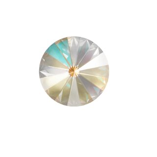 Swarovski Crystal Rivoli 14mm Necklace, Swarovski Crystal Pendant, Crystal Necklaces, handmade 361 Light Grey DeLite
