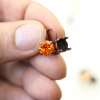 8mm Earring Settings Antique Copper - For Swarovski, Preciosa, Rivoli and Chatons Crystals - DIY Jewelry Supplies (Pair)