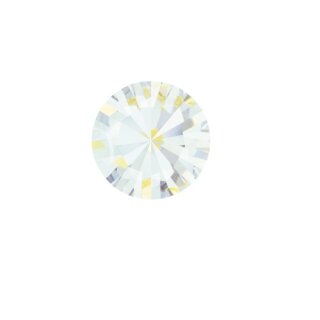 Elegante 8mm Ohrringe mit Swarovski Kristallen im Brillantschliff – Handgefertigter Schmuck 26 White Opal