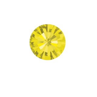 Elegante 8mm Ohrringe mit Swarovski Kristallen im Brillantschliff – Handgefertigter Schmuck 803 Citrine