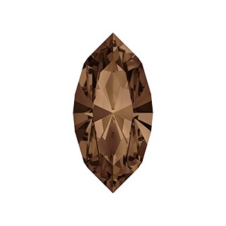 10x5 mm Navette Swarovski Kristall - 10 Stk. 1 Smoked Topaz