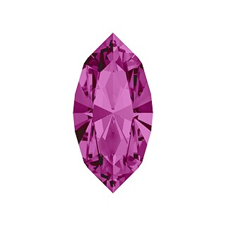 10x5 mm Navette Swarovski Kristall - 10 Stk. 17 Fuchsia