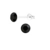 6mm Stud Earrings with Swarovski Crystals Birthstone Stud Earrings