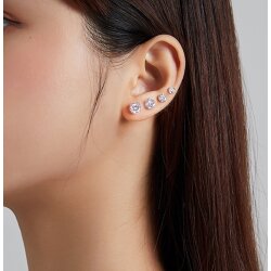 8mm Ohrstecker mit Swarovski Kristallen – Brillantschliff, viele Farben