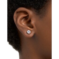 8mm Ohrstecker mit Swarovski Kristallen – Brillantschliff, viele Farben
