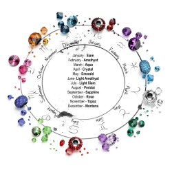 8mm Ohrstecker mit Swarovski Kristallen – Brillantschliff, viele Farben