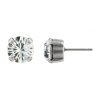 8mm Ohrstecker mit Swarovski Kristallen – Brillantschliff, viele Farben