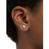 8mm Ohrstecker mit Swarovski Kristallen – Brillantschliff, viele Farben