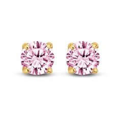 8mm Ohrstecker mit Swarovski Kristallen – Brillantschliff, viele Farben