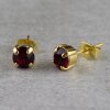 8mm Ohrstecker mit Swarovski Kristallen – Brillantschliff, viele Farben