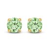 8mm Ohrstecker mit Swarovski Kristallen – Brillantschliff, viele Farben
