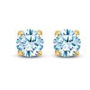 8mm Ohrstecker mit Swarovski Kristallen – Brillantschliff, viele Farben