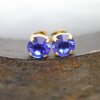 8mm Ohrstecker mit Swarovski Kristallen – Brillantschliff, viele Farben