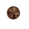10 mm Rivoli Swarovski Crystal 1 Smoked Topaz