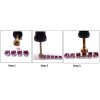 Roh Messing Ketten Fassung für 8 mm Chatons Swarovski Stein und 1122, ss47 (10 mm)