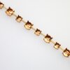 1 m Rohmessing Kesselketten mit Fassungen für 6 mm & 8 mm Chatons – Passend für Rivoli Swarovski Kristalle