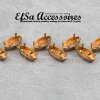 50 cm Rohmessing Kessel Ketten- und Armbandfassungen für Navette Swarovski Kristalle 15x7 mm