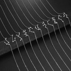 Edelstahl Sternzeichen Kette mit Anhänger Ketten Horoskop Astrologie Tierkreisze