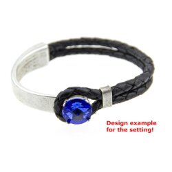 50 Gold Connectors Findings, Clasp for leather