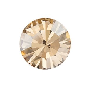 8mm Ohrstecker mit Swarovski Kristallen – Brillantschliff, viele Farben 11 Crystal Honey