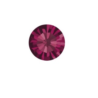 8mm Ohrstecker mit Swarovski Kristallen – Brillantschliff, viele Farben 14 Ruby
