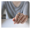 Verstellbarer Silber Ring | Breiter Geflochtener Ring