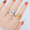 Wasserfester Verstellbarer Umarmungsring aus Edelstahl für Damen & Herren (Gold & Silber)