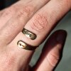 Stainless Steel Hope Ring - Waterproof Christian Cross Adjustable Band Jewelry
