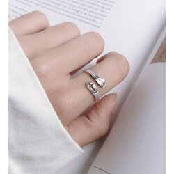 Wasserfester Edelstahl "Glaube" Ring – Kreuzring für Damen & Herren