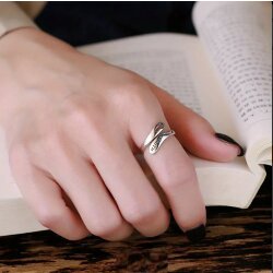 Wasserfester Edelstahl "Glaube" Ring – Kreuzring für Damen & Herren