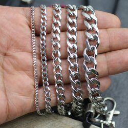 Edelstahl Panzerkette Armband Herren Damen –...