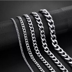 Edelstahl Panzerkette Armband Herren Damen – Robust, Wasserfest, Rostfrei