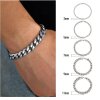Edelstahl Panzerkette Armband Herren Damen – Robust, Wasserfest, Rostfrei