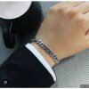 Edelstahl Panzerkette Armband Herren Damen – Robust, Wasserfest, Rostfrei