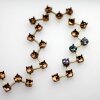 6 mm Kesselkette aus Rohmessing für Swarovski Kristalle – DIY-Kette und Armband – Passend für 6 mm Chatons/Rivoli