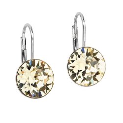 Elegant 8mm Earrings with Swarovski Crystals in Brilliant Cut – Handmade Jewelry