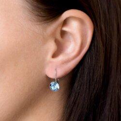 Elegant 8mm Earrings with Swarovski Crystals in Brilliant Cut – Handmade Jewelry