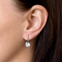 Elegant 8mm Earrings with Swarovski Crystals in Brilliant Cut – Handmade Jewelry